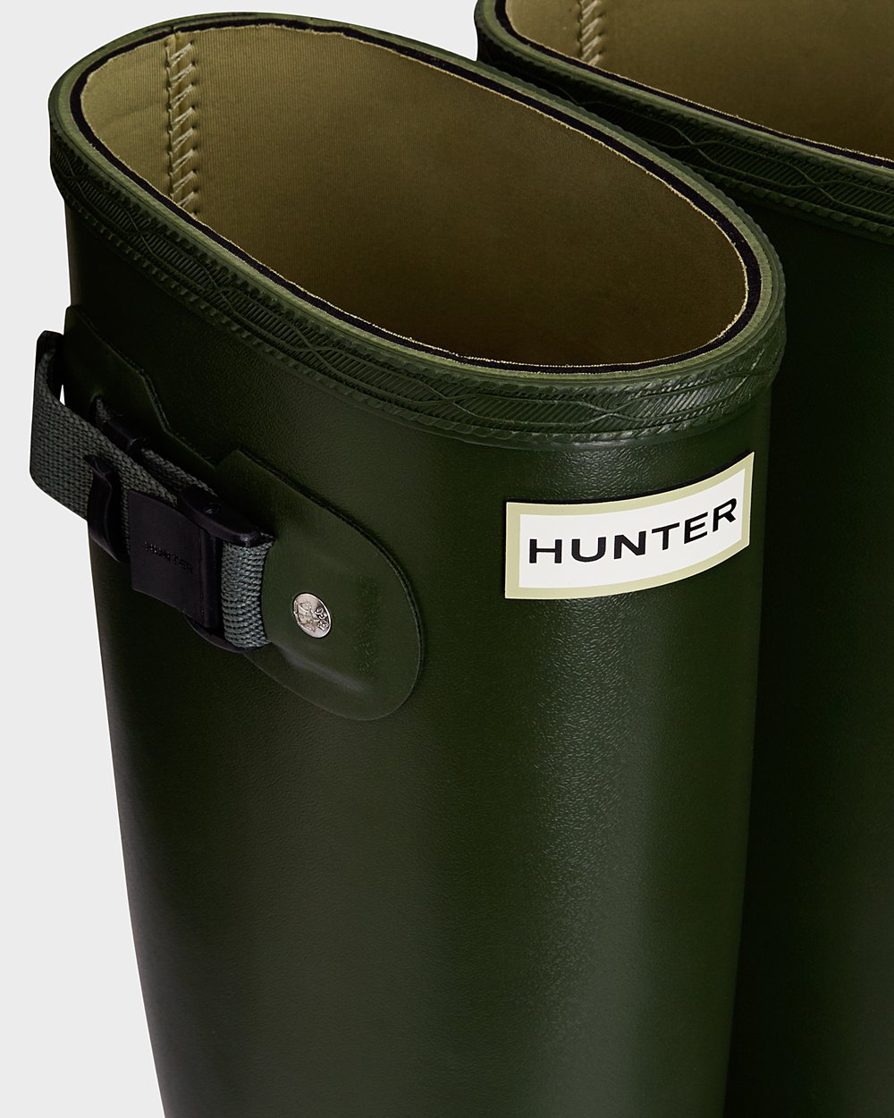 Botas De Altas Norris Field Neoprene Lined Hunter Mujer - Verdes - 405893FKI